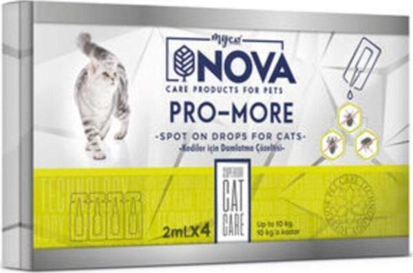Nova Mycat Kedi Ense Damlası (2Ml*4 Adet) 10Kg'A Kadar - Image 1