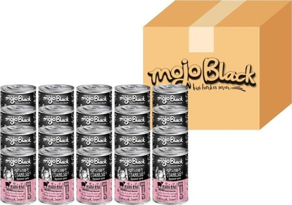 Mojo Black No:1 Tahılsız 400Gr Kuzu Etli Yavru Kedi Konservesi 24'Lü - Image 1
