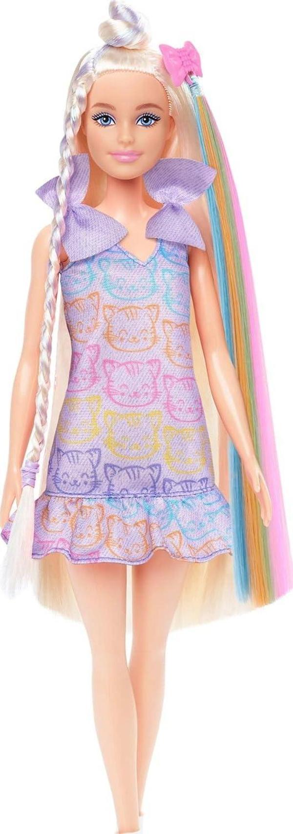 Barbie® Upuzun Muhteşem Saçlı Bebekler-Saç Tasarım Oyun Seti, 3Y+, Jct72 - Image 1