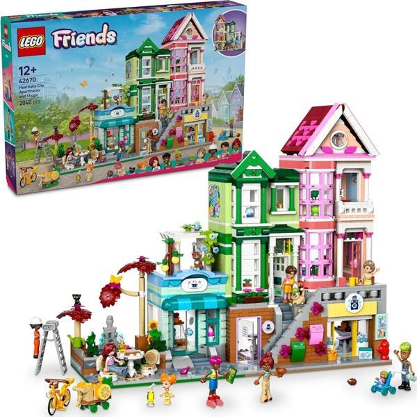 Lego Friends Heartlake City Daireleri Ve Mağazaları 42670-12 Yaş Ve Üzeri Genç Kız Ve Erkekler Için  - Image 1