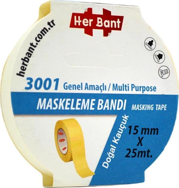 Gen-Of Maskeleme(Krepe) Bandı 15mmx25m 1 Adet - Image 1