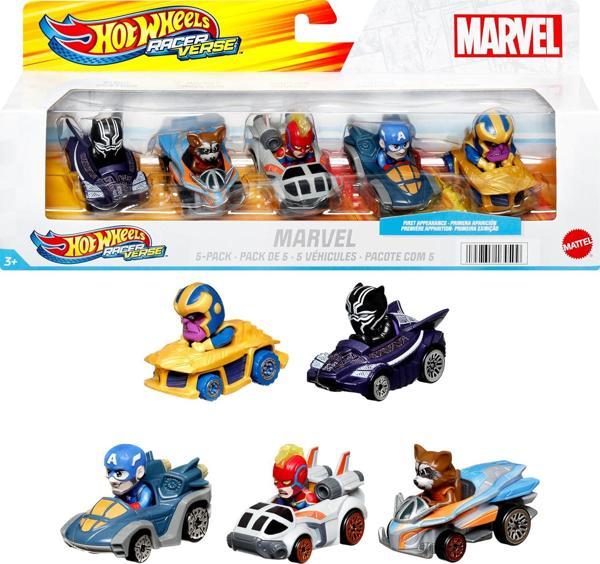 Hot Wheels Marvel 5'Li Araba Seti Hpn40 - Image 1