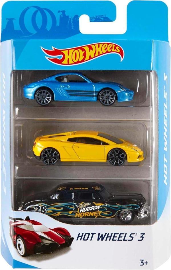 Hot Wheels Üçlü Araba Seti, 3 Yaş Ve Üzeri, K5904 - Image 1