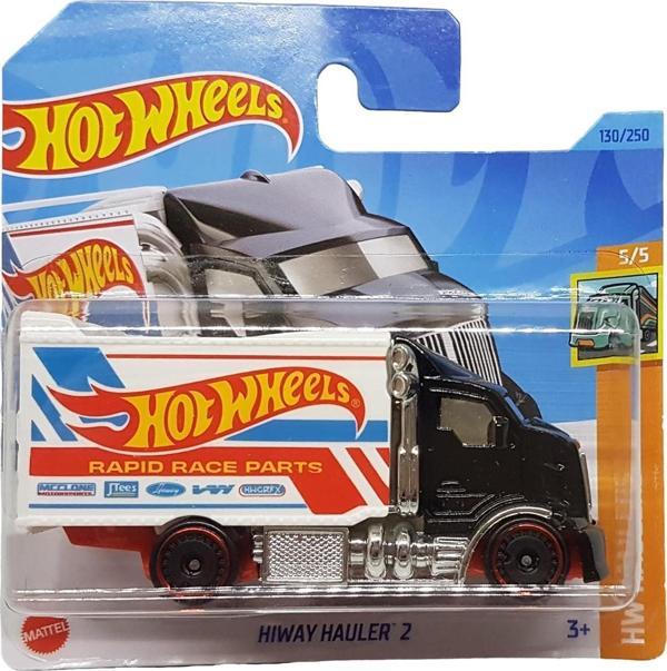 Hot Wheels - Hiway Hauler 2 - Hw Haulers 5/5 - Hkh27 - Short Card - Transporter - Rapid Race Parts - - Image 1