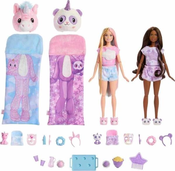 Barbie Cutie Reveal Pijama Partisi İkili Set, Oyuncak - Image 1