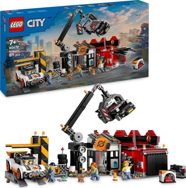 Lego City Hurdalık Ve Arabalar 60472-7 Yaş Ve Üzeri Çocuklar Için Yaratıcı Oyuncak Yapım Seti, Doğum - Image 1