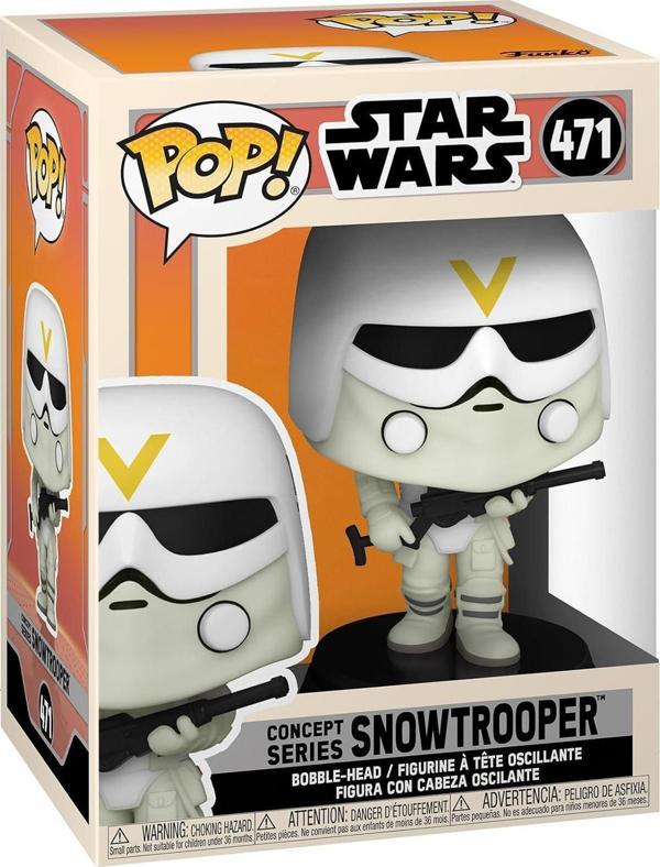 Funko Pop! Star Wars: Concept Serisi - Snowtrooper - Vinil Koleksiyon Figürü - Hediye Fikri - Resmi  - Image 1