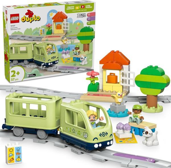 Lego Duplo Town İnteraktif Macera Treni 10427-2 Yaş Ve Üzeri Çocuklar Için Işık Ve Seslerle Rol Yapm - Image 1