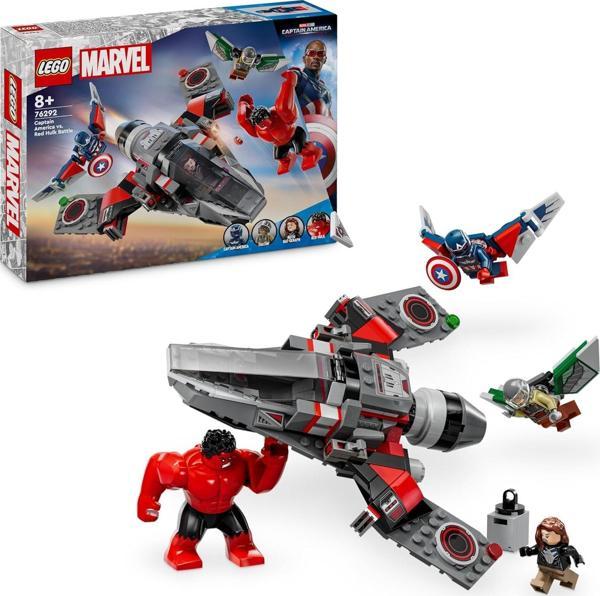 Lego Marvel Kaptan Amerika Ile Red Hulk Savaşı 76292 7 Yaş Ve Üzeri Süper Kahraman Seven Çocuklar Iç - Image 1