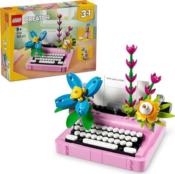 Lego Creator 3’Ü 1 Arada Çiçekli Daktilo 31169-8 Yaş Ve Üzeri Çocuklar Için Keytar Veya Saksıya Dönü - Image 1