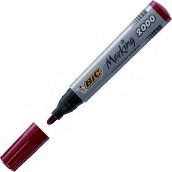 BIC PERMANENT MARKÖR 2000 12'li KIRMIZI 8209133 - Image 1