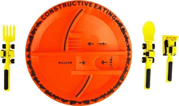 Constructive Eating İnşaat Gereçleri ve Tabak Seti - Image 1