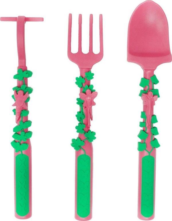 Constructive Eating Bahçe Perisi Gereçleri 3'lü Yemek Seti - Image 1