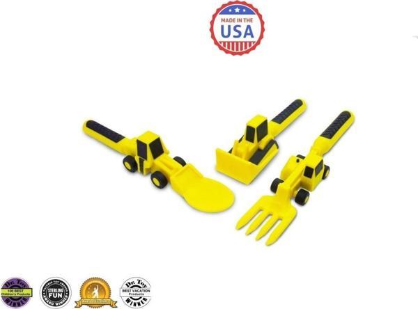 Constructive Eating İnşaat Gereçleri 3'lü Yemek Seti - Image 1