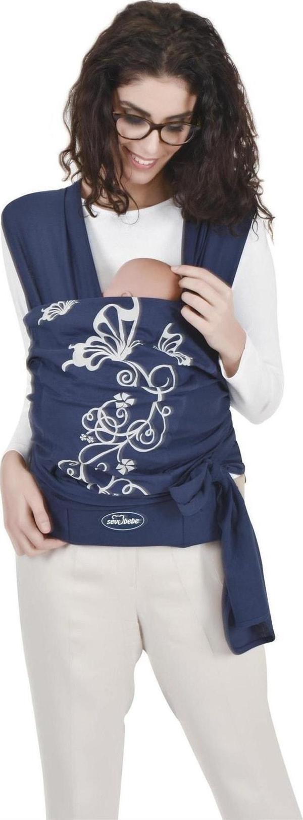 Sevi Bebe Destekli Giymeli Sling Art-571 Turkuaz - Image 1