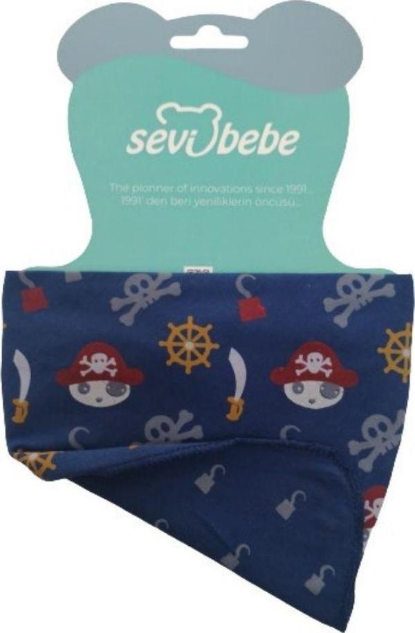 Sevi Bebe Fular Önlük Lacivert Korsan - Image 1