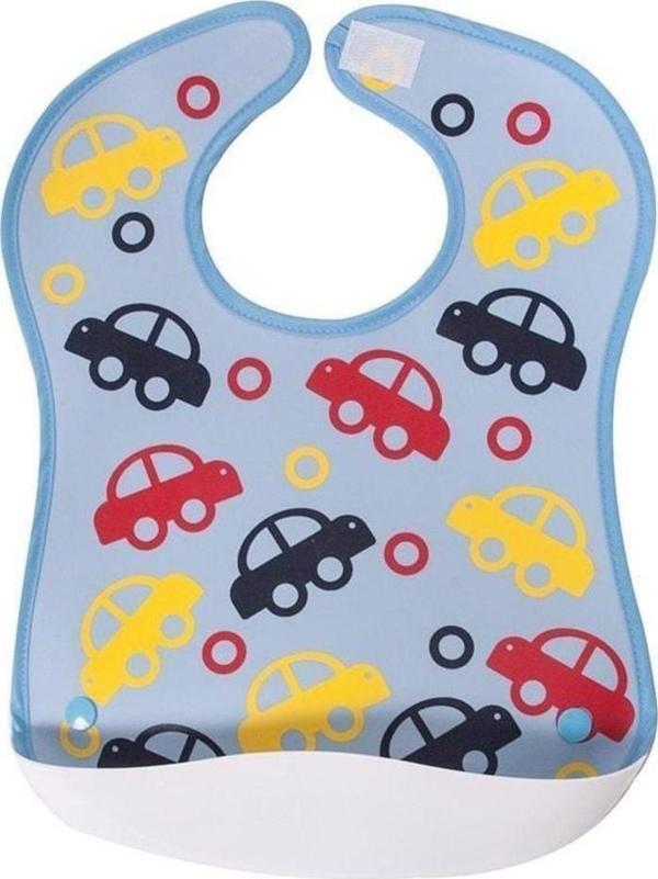 Sevi Bebe Plastik Cepli Önlük Art-72 Arabalı - Image 1