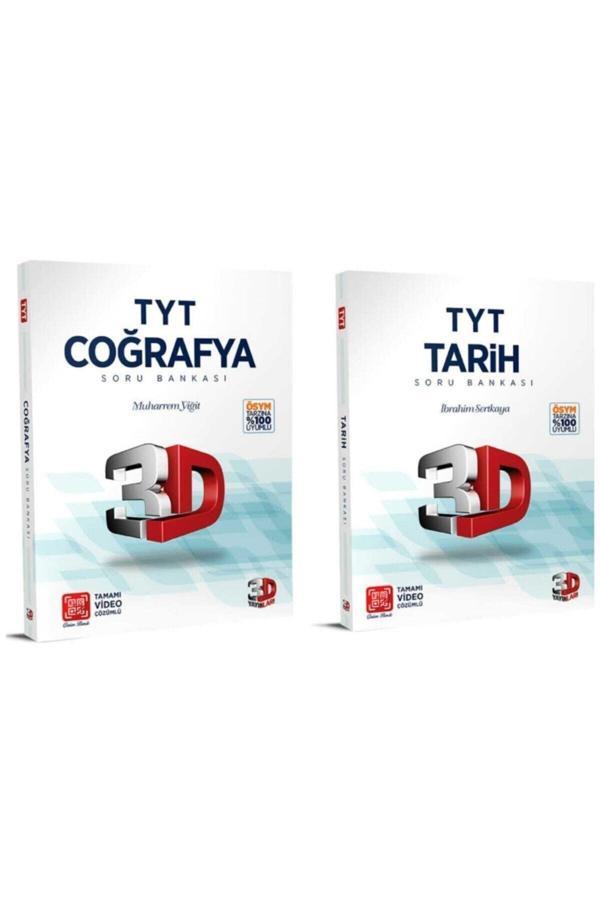 3D 2022 Yeni TYT Coğrafya TYT Tarih 2'li Set - Image 1