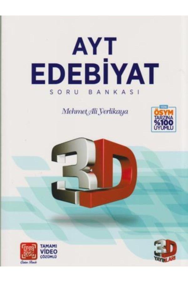 3D AYT EDEBİYAT SORU BANKASI / ÇÖZÜM* - 3D Yayınları - Image 1