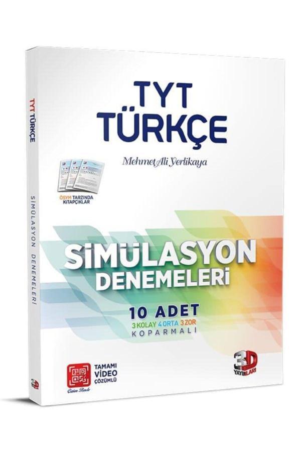 3D TYT TÜRKÇE Simülasyon 10 Deneme - 3D Yayınları - Image 1