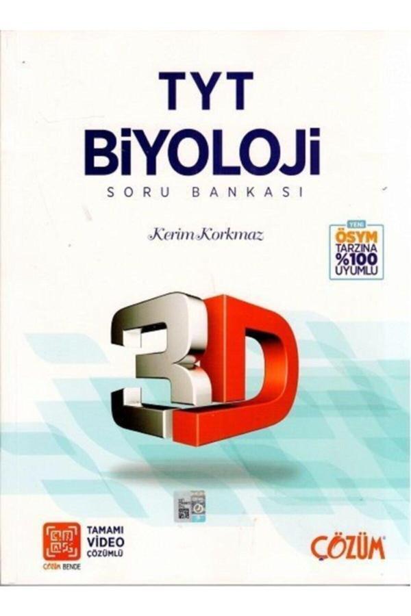 3D-TYT BİYOLOJİ SORU BANKASI 3D/ ÇÖZÜM 3D - 3D Yayınları - Image 1