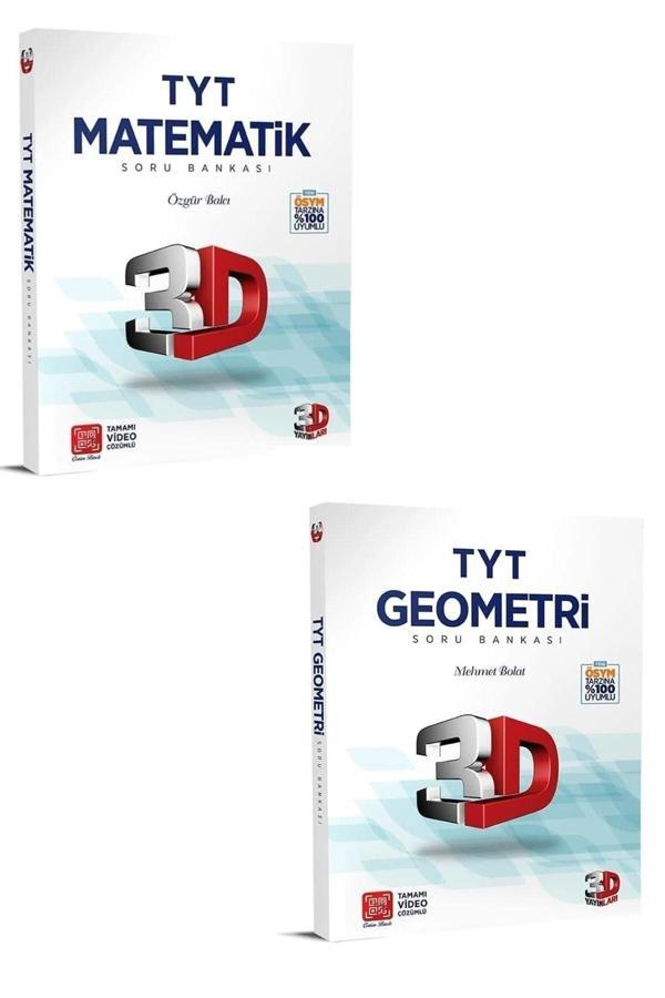 3D Tyt Matematik - Tyt Geometri Soru Bankaları Ikili Set - Image 1