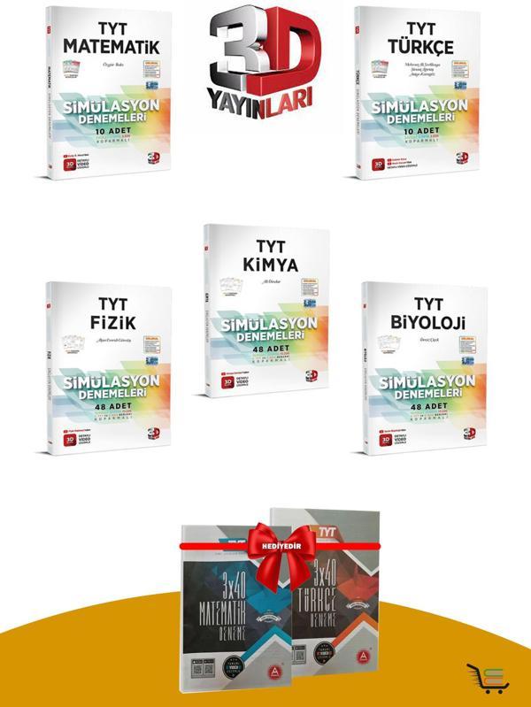 3D TYT Sayısal Deneme Seti Çıkmış Sorular Hediyeli! - Image 1