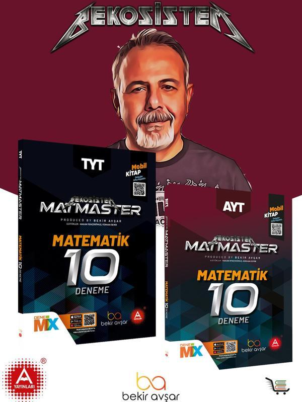 BekoSistem Matmaster AYTveTYT Matematik 10'lu Deneme Seti Bekir Avşar - A Yayınları - Image 1