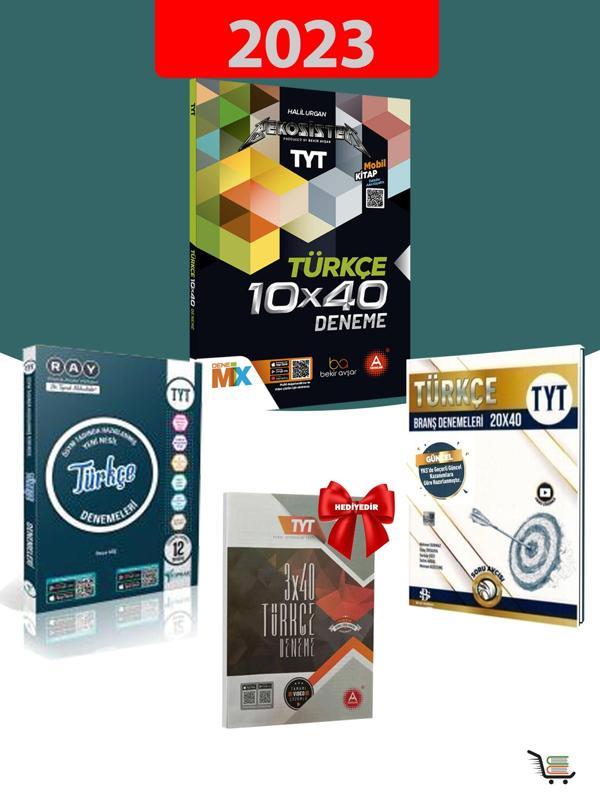 Bekosistem TYT Türkçe 10x40 Deneme + BilgiSarmal 20x40 Türkçe Deneme + Toprak 12'li Deneme + Hediyeli  - A Yayınları - Image 1