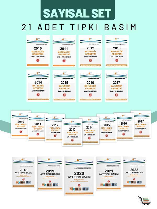 Sayısal Tıpkı Basım Seti Çıkmış Sorular 2010-2022 Arası Toplam 21 Eser - A Yayınları - Image 1