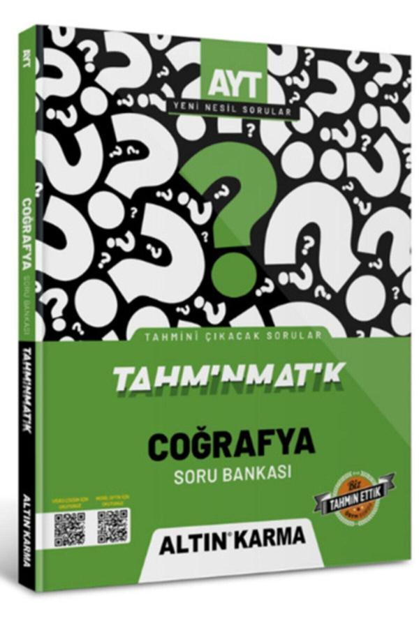 AltınKarma AYT COĞRAFYA TAHMİNMATİK SORU - Altın Karma Yayınları - Image 1