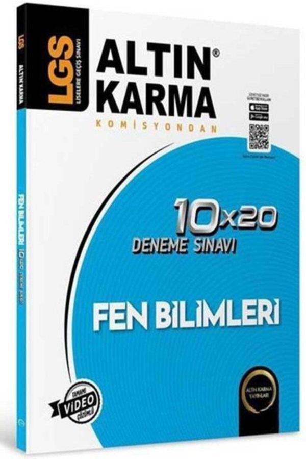 AltınKarma LGS Fen Bilimleri 10x25 Deneme - Altın Karma Yayınları - Image 1