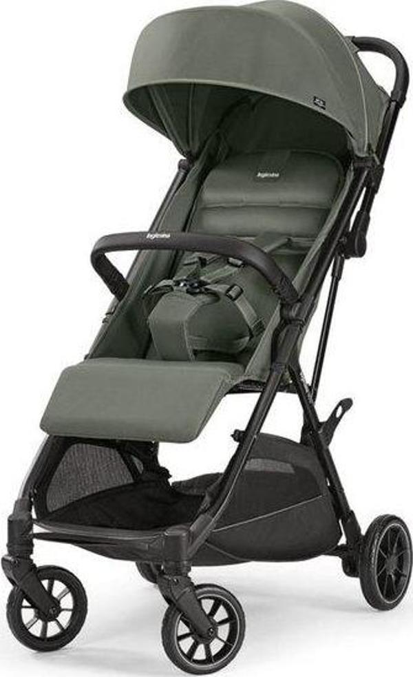 Inglesina Now Kendiliğinden Katlanan Tek Hamlede Açılan Kabin Boy Bebek Arabası - Sprint Green - Image 1