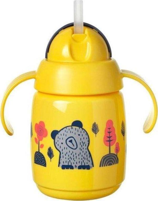 Tommee Tippee Pipetli Alıştırma Bardağı 300 ml - Sarı - Image 1