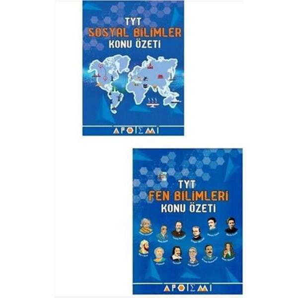 Apotemi TYT Sosyal Konu Özeti ve TYT Fen Bilimleri Konu Özeti Seti - Apotemi Yayınları - Image 1