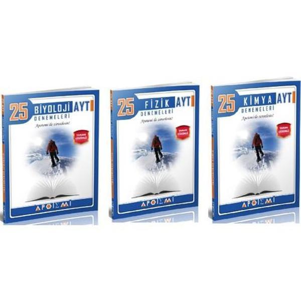Apotemi Yayınları Apotemi YKS AYT Deneme 25 Li Biyoloji - Apotemi YKS AYT Deneme 25 Li Fizik - Apotemi YKS AYT Deneme 25 - Apotemi Yayınları - Image 1