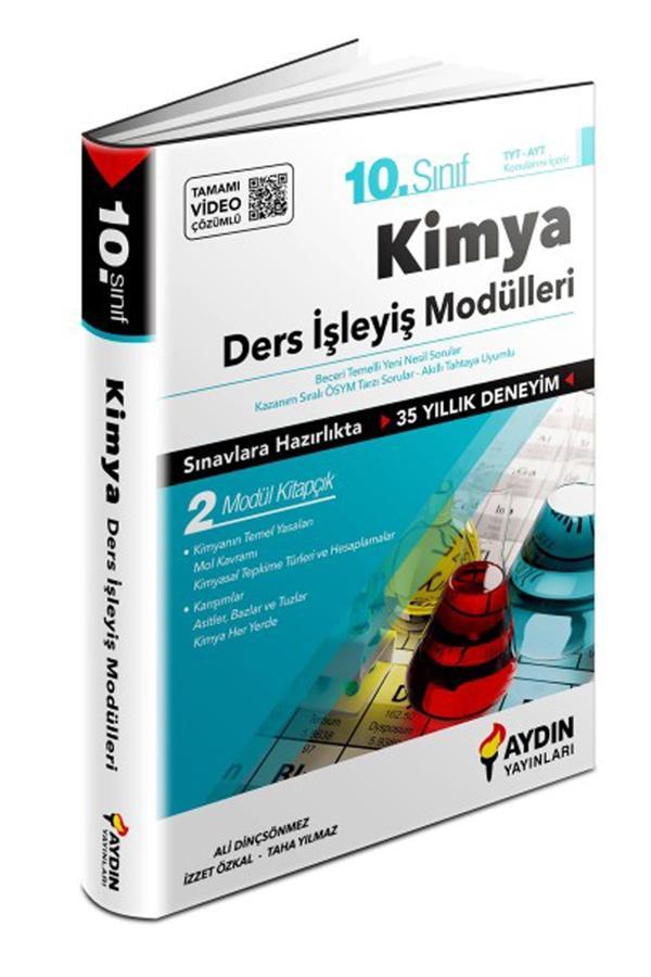 Aydın 10.Sınıf Aydın Kimya Ders İşleyiş Modülleri - Aydın Yayınları - Image 1