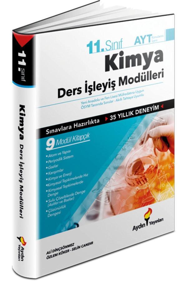 Aydın 11. Sınıf Aydın Kimya Ders İşleyiş Modülleri - Aydın Yayınları - Image 1