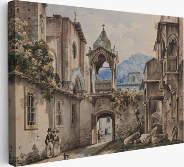 Şehir Manzarası Eski Hollanda, Modern Dekoratif Kanvas Tablo, Duvar Dekoru 1222 - Image 1