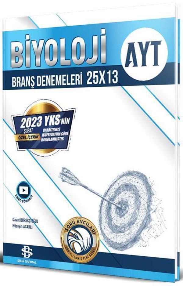 Bil.Sar. 2023 AYT 25 Biyoloji Deneme 2023 Güncel Baskı  - Bilgi Sarmal Yayınları - Image 1