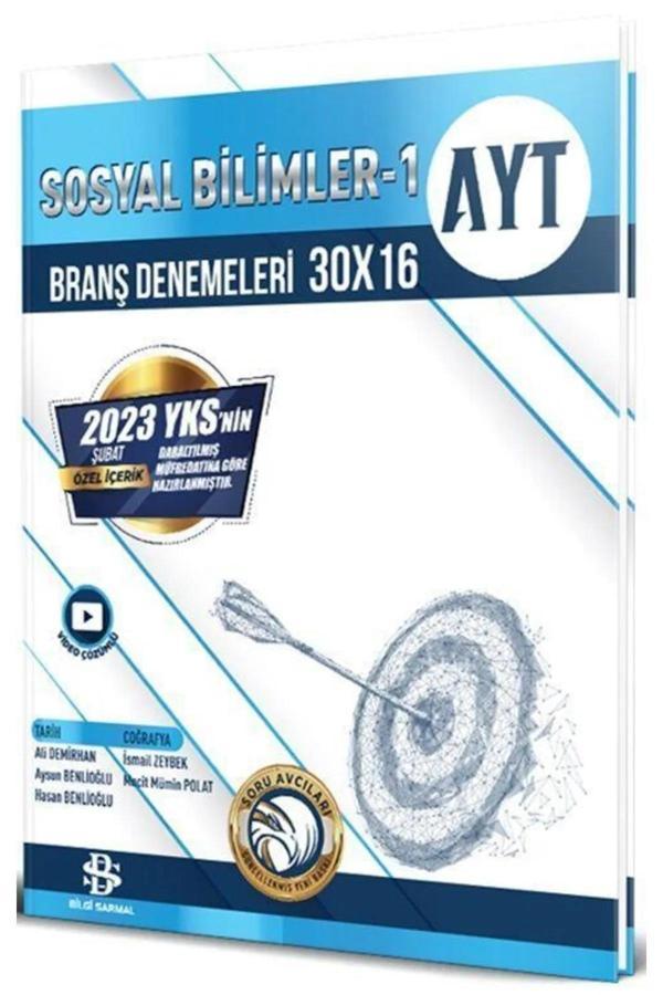 Bil.Sar. 2023 AYT 30 Sosyal Bilimler Deneme 2023 Güncel Baskı  - Bilgi Sarmal Yayınları - Image 1
