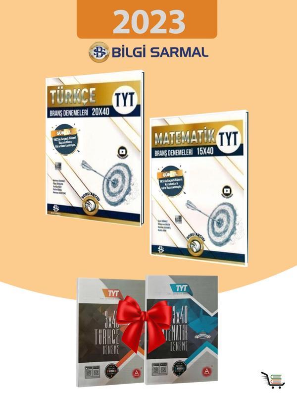 Bilgi Sarmal TYT Türkçe-Matematik Branş Deneme ve Türkçe-Matematik Çıkmış Sorular Denemesi Hediye - Bilgi Sarmal Yayınları - Image 1