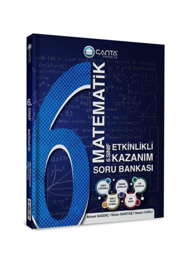 6.Sınıf Matematik Etkinlikli Kazanım Soru Bankası - Çanta Yayınları - Image 1