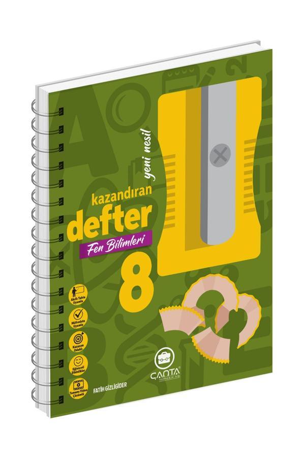 8.Sınıf Defter Fen Bilimleri Okula Yardımcı Kazandıran Defter Çanta Yayınları - Çanta Yayınları - Image 1