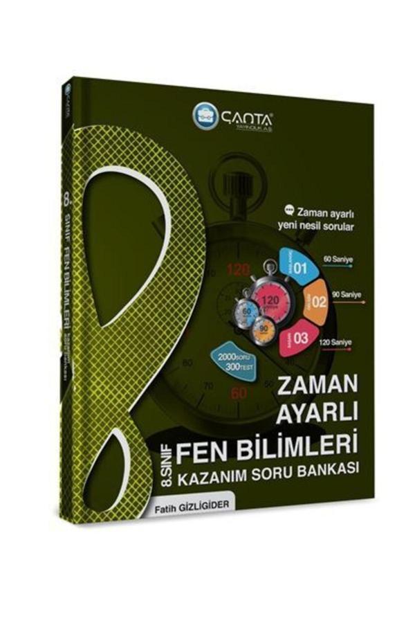 8.Sınıf Fen Bilimleri Zaman Ayarlı Kazanım Soru Ba - Çanta Yayınları - Image 1