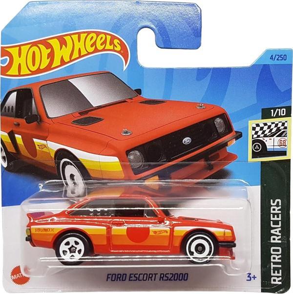 Hot Wheels - Ford Rs2000 - Retro Racers 1/10 - Hkj77 - Short Card - Kırmızı - Mattel 2023 - Image 1