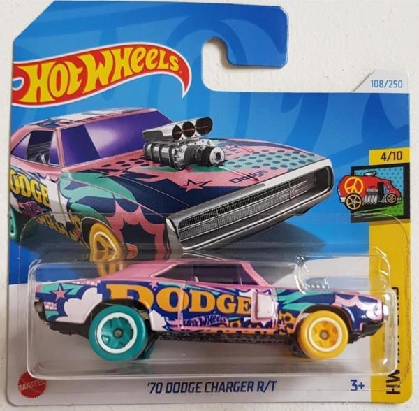 Hot Wheels Tekli Arabalar 70 Dodge Charger R/T Htd47 - Image 1