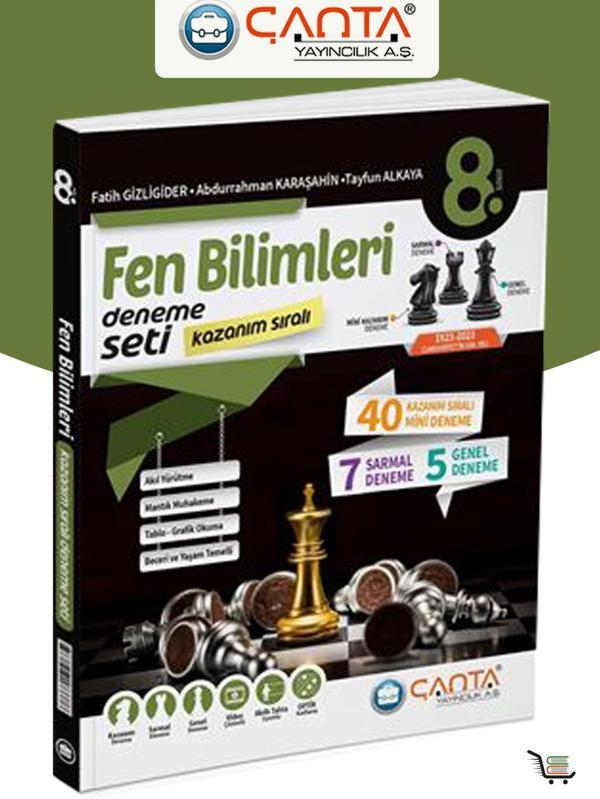 Çanta 8. Sınıf Mini Fen Bilimleri Kazanım Sıralı Deneme Seti - Çanta Yayınları - Image 1