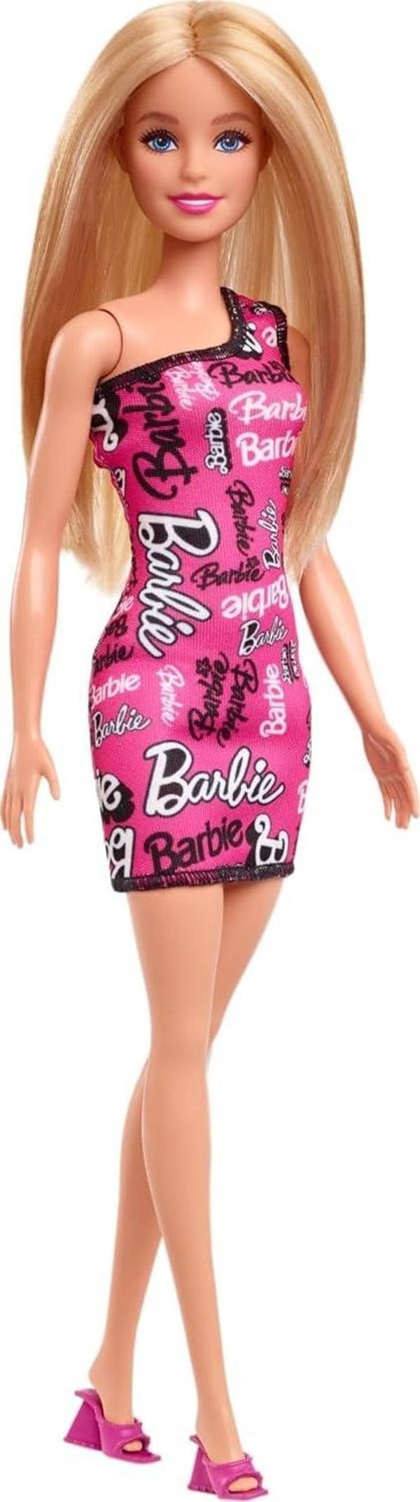 Şık Barbie - Sarışın Pembe Elbiseli - Image 1