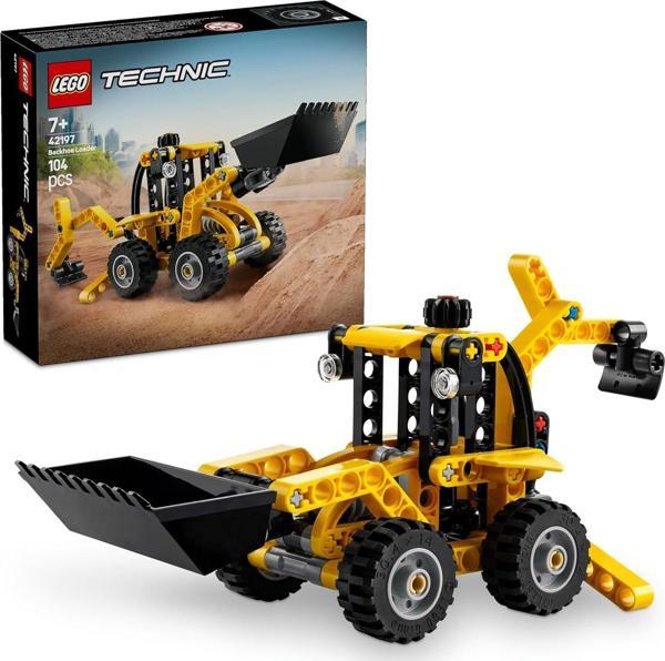 Lego Technic Kazıcı Yükleyici 42197 – 7 Yaş Ve Üzeri Kız Ve Erkek Çocukları Için Arka Kazıcı, Kepçe  - Image 1